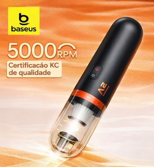 MINI ASPIRADOR PORTÁTIL SEM FIO- LIMPEZA PODEROSA PARA CARRO E CASA